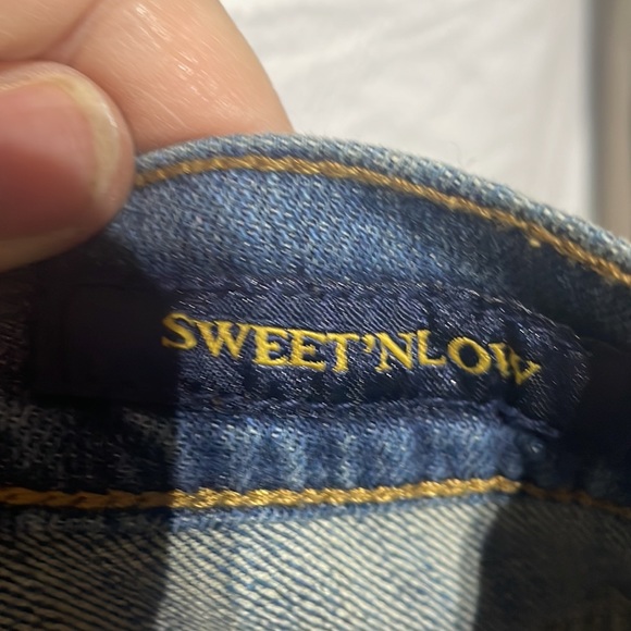 Lucky Brand jean sweet n low style mid rise easy fit 33 ankle nwt stretch blue - Picture 5 of 10